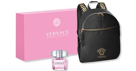 free versace backpack with cologne